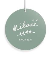 Zawieszka zapachowa - Miłość. Wydawca: Szaron. SmakLiter.pl Opakowanie Zawieszka zapachowa - Miłość