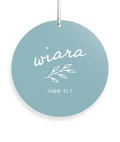 Zawieszka zapachowa - Wiara. Wydawca: Szaron. SmakLiter.pl Opakowanie Zawieszka zapachowa - Wiara