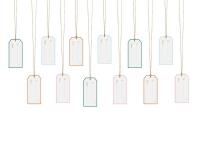 Opakowanie Zawieszki do prezentów mix12szt