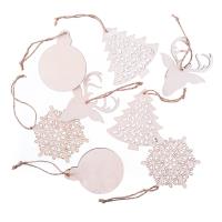 Opakowanie Zawieszki drewniane 8szt