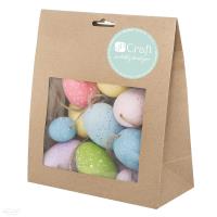 Opakowanie Zawieszki jajka pastelowe jasno nakrapiane 20 szt.