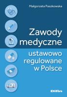 Zawody medyczne ustawowo regulowane w Polsce. Autor: Małgorzata Paszkowska. SmakLiter.pl Okładka książki Zawody medyczne ustawowo regulowane w Polsce