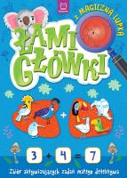 Zbiór aktywizujących zadań małego detektywa. Łamigłówki z magiczną lupką. Autor: Podgórska Anna. SmakLiter.pl Okładka książki Zbiór aktywizujących zadań małego detektywa. Łamigłówki z magiczną lupką