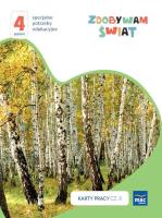 Zdobywam świat. Karty pracy c.3 wiosna/lato P.4. Autor: Justyna Hadryś. SmakLiter.pl Okładka książki Zdobywam świat. Karty pracy c.3 wiosna/lato P.4
