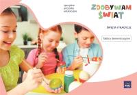 Zdobywam świat Tablice demonstr. Święta i tradycje. Autor: Justyna Hadryś. SmakLiter.pl Okładka książki Zdobywam świat Tablice demonstr. Święta i tradycje