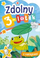 Zdolny 3-latek. Autor: Grabias Sabina, Myjak Joanna. SmakLiter.pl Okładka książki Zdolny 3-latek