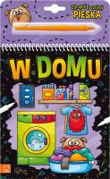 Zdrapuj i szukaj pieska. W domu. Autor: Podgórska Anna. SmakLiter.pl Okładka książki Zdrapuj i szukaj pieska. W domu