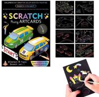 Opakowanie Zdrapywanka kolorowa auta 9 kartek