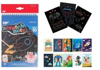 Opakowanie Zdrapywanka kosmos 10 arkuszy MIX