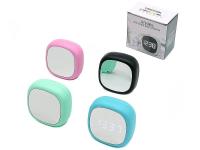 Opakowanie Zegar budzik z LED 7,5x7,5x4cm MIX