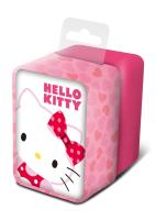Zegarek analogowy z czerwonym paskiem w metalowym opakowniu Hello Kitty HK50030. Wydawca: Kids Euroswan. SmakLiter.pl Opakowanie Zegarek analogowy z czerwonym paskiem w metalowym opakowniu Hello Kitty HK50030