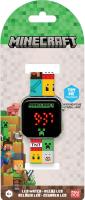 Zegarek LED z kalendarzem Minecraft MIN4272. Wydawca: Kids Euroswan. SmakLiter.pl Opakowanie Zegarek LED z kalendarzem Minecraft MIN4272