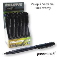 Opakowanie Żelopis Semi Gel czarny (24szt)