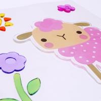 Opakowanie Żelowa naklejka na okno baranek