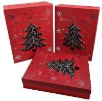 Opakowanie Zestaw 3 pudełek Boże Narodzenie