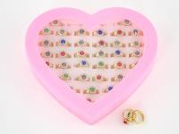 Opakowanie Zestaw 36 pierścionków z oczkiem