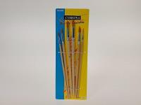 Zestaw 6 pędzelków do malowania farbami. Wydawca: ADAR. SmakLiter.pl Opakowanie Zestaw 6 pędzelków do malowania farbami