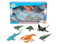 Opakowanie Zestaw 6 zwierząt morskich 12cm