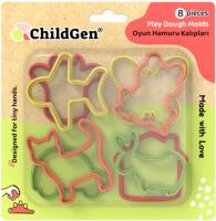 Opakowanie Zestaw 8 foremek do modelowania ciastoliny