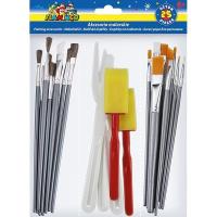 Zestaw akcesoriów artystycznych 25szt. Wydawca: Titanum. SmakLiter.pl Opakowanie Zestaw akcesoriów artystycznych 25szt