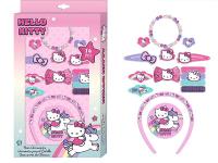Zestaw akcesoriów do włosów Hello Kitty 14 elementów HK50103. Wydawca: Kids Euroswan. SmakLiter.pl Opakowanie Zestaw akcesoriów do włosów Hello Kitty 14 elementów HK50103