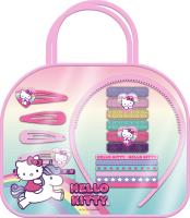 Zestaw akcesoriów do włosów Hello Kitty 20 elementów HK50108. Wydawca: Kids Euroswan. SmakLiter.pl Opakowanie Zestaw akcesoriów do włosów Hello Kitty 20 elementów HK50108