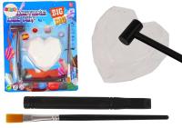 Opakowanie Zestaw archeologiczny kamienie szlachetne serce