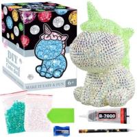 Zestaw artystyczny figurka diamentowa Jednorożec. Wydawca: Maksik. SmakLiter.pl Opakowanie Zestaw artystyczny figurka diamentowa Jednorożec