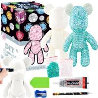 Zestaw artystyczny figurka diamentowa Miś. Wydawca: Maksik. SmakLiter.pl Opakowanie Zestaw artystyczny figurka diamentowa Miś