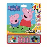 Opakowanie Zestaw artystyczny Giga Blok 4w1 Peppa