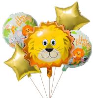 Opakowanie Zestaw balonów foliowych Lew 5szt