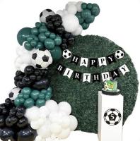 Zestaw balonów Happy Birthday piłkarski 78el. Wydawca: GoParty. SmakLiter.pl Opakowanie Zestaw balonów Happy Birthday piłkarski 78el