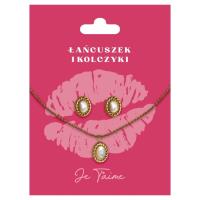 Opakowanie Zestaw biżuterii pozłacany na Walentynki