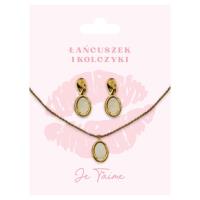 Opakowanie Zestaw biżuterii pozłacany na Walentynki