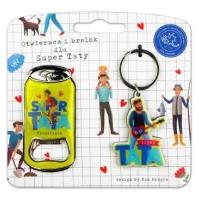 Opakowanie Zestaw brelok + otwieracz Porys-Tata