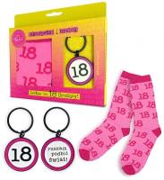Opakowanie Zestaw brelok + skarpetki Happy-18K