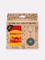 Opakowanie Zestaw / brelok + skarpety / OBIEŻYŚWIAT/ 41-46