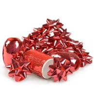 Opakowanie Zestaw do dekoracji prezentów czerwony