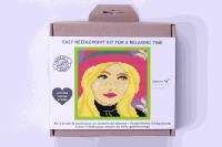 Opakowanie Zestaw do haftu mini gobelinowego Dziewczyna w kapeluszu