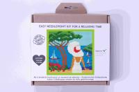 Opakowanie Zestaw do haftu mini gobelinowego Kobieta w kapeluszu