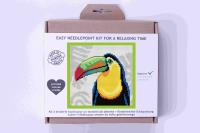 Opakowanie Zestaw do haftu mini gobelinowego Tukan