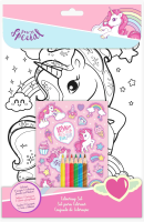 Opakowanie Zestaw do kolorowania kredkami z naklejkami Jednorożec You're Special KL11471