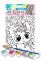 Zestaw do malowania Canvas kotek STnux. Wydawca: Stnux. SmakLiter.pl Opakowanie Zestaw do malowania Canvas kotek STnux