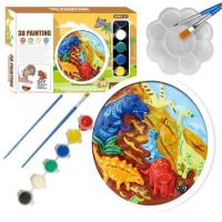 Zestaw do malowania ceramicznych płócien 3D. Wydawca: Maksik. SmakLiter.pl Opakowanie Zestaw do malowania ceramicznych płócien 3D