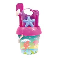 Zestaw do piasku duży flaming. Wydawca: Tupiko. SmakLiter.pl Opakowanie Zestaw do piasku duży flaming