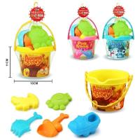 Opakowanie Zestaw do piasku wiaderko + foremki MIX