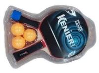 Opakowanie Zestaw do Ping Ponga rakietki + 3 pileczki