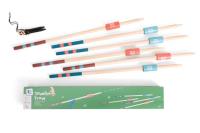 Zestaw do rzutu oszczepem drewniany. Wydawca: BS Toys. SmakLiter.pl Opakowanie Zestaw do rzutu oszczepem drewniany