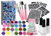 Opakowanie Zestaw do tatuażu brokaty diamenciki 187 wzorów