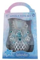 Opakowanie Zestaw dziewczęcy lodowej księżniczki, korona i naszyjnik